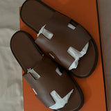 hermes men slipper