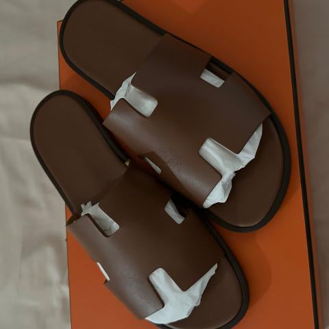 hermes men slipper